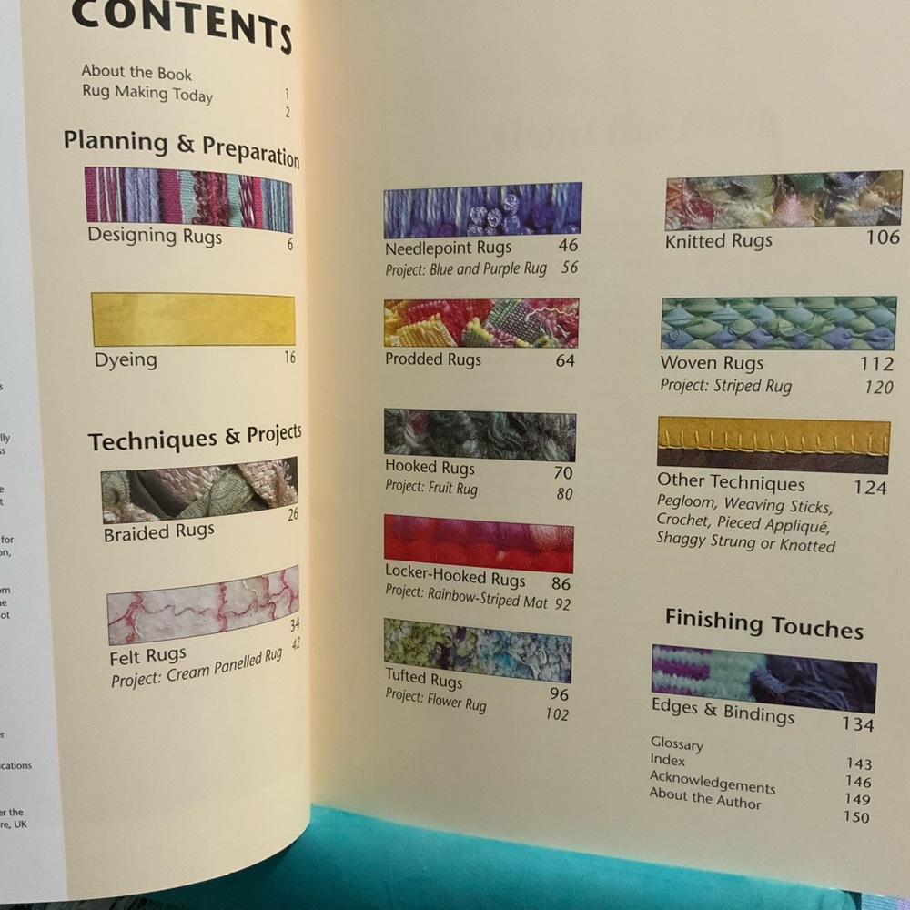 Handcrafted Rugs Instructional Craft Book - Picture 3 of 16